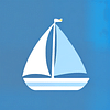 Ship Sailing in Sea icon by AI