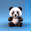 Happy Panda icon by AI