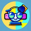 Spectacles With Color Identifier icon by AI